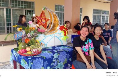 TỔ CHỨC HỘI THI LÀM ĐÈN TRUNG THU VÀ TRƯNG BÀY MÂM CỖ NĂM 2025