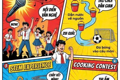 TRƯỜNG THCS VĨNH PHONG 1 RỘN RÀNG KHÔNG KHÍ HỘI TRẠI XUÂN BÍNH NGỌ 2026