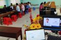 Trường THCS Thị Trấn dự buổi tập huấn khai thác mô hình Trường học mở Khan Academy Vietnam (KAV)