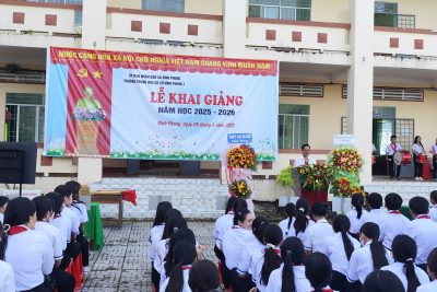 TỔ CHỨC LỄ KHAI GIẢNG NĂM HỌC 2025 – 2026