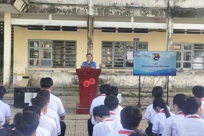 TỔ CHỨC LỚP CẢM TÌNH ĐOÀN CHO ĐỘI VIÊN ƯU TÚ NĂM HỌC 2025-2026