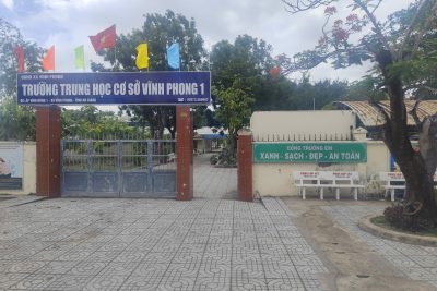 CÔNG TRÌNH MĂNG NON “GHẾ ĐÁ TẶNG SÂN TRƯỜNG” NĂM HỌC 2025 – 2026